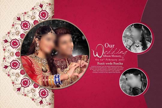 Wedding Album Cover Design