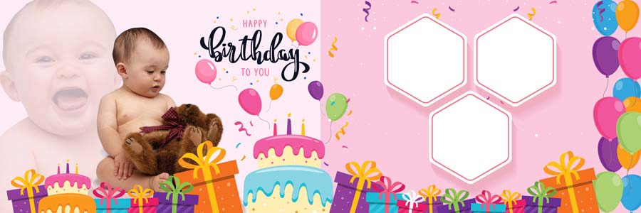 100 New 2020 Birthday Photo Album PSD Design