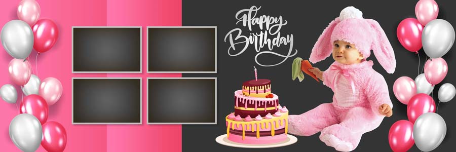 100 New 2020 Birthday Photo Album PSD Design