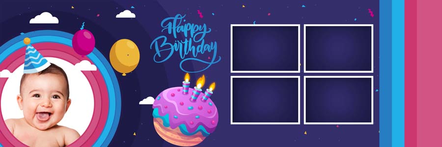 100 New 2020 Birthday Photo Album PSD Design