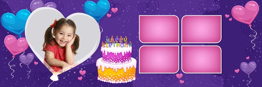 100 New 2020 Birthday Photo Album PSD Design