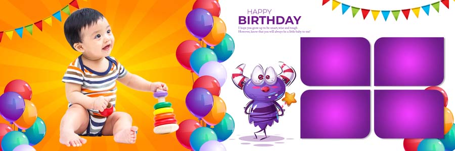 100 New 2020 Birthday Photo Album PSD Design