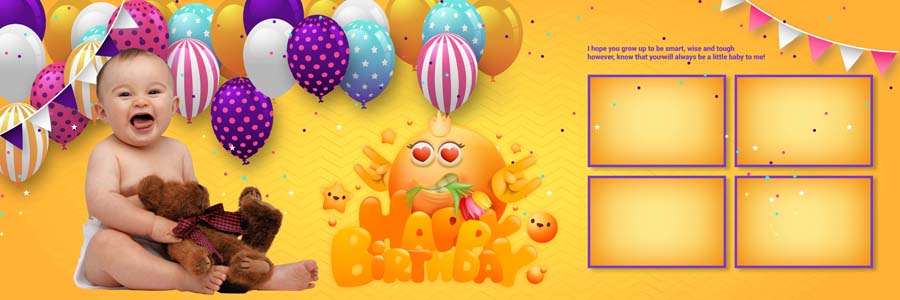 100 New 2020 Birthday Photo Album PSD Design