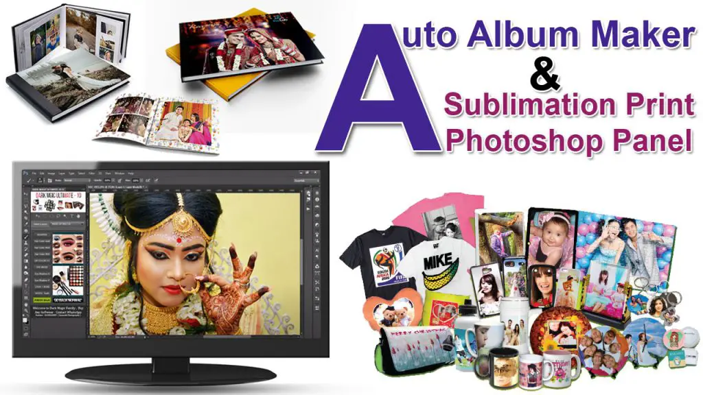 Auto Album Maker & Sublimation Print Photoshop Panel