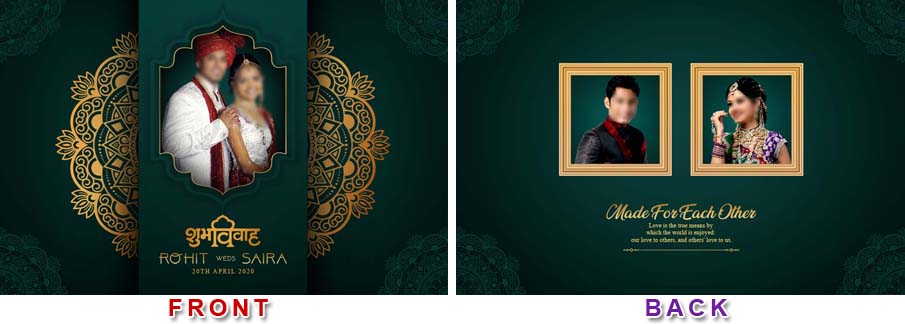 New 2020 Luxury Photo Album Cover Designs PSD Templates Vol-01