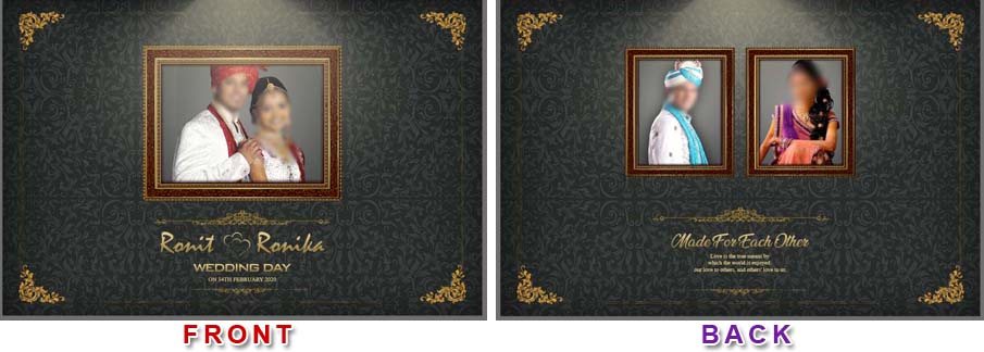 New 2020 Luxury Photo Album Cover Designs PSD Templates Vol-01