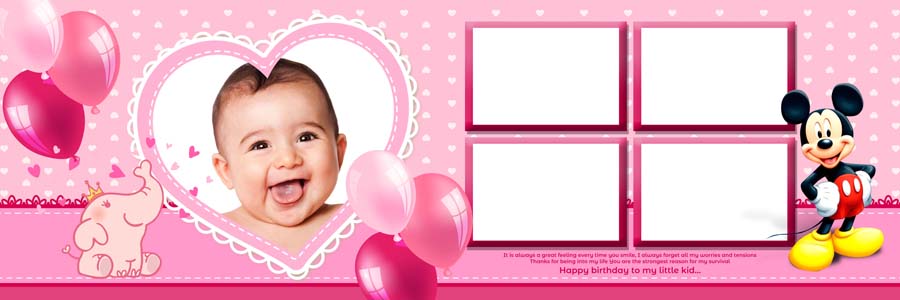 100 New 2020 Birthday Photo Album PSD Design