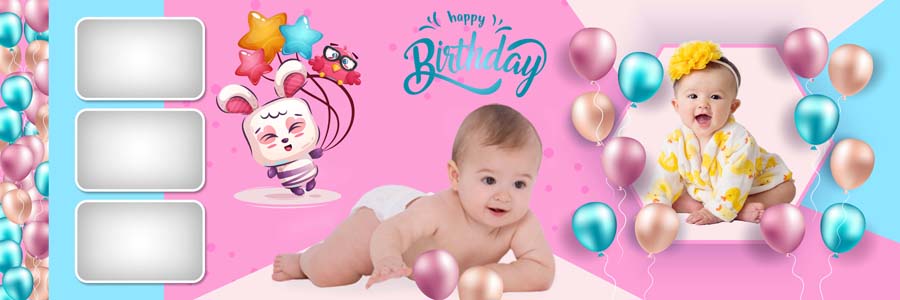 100 New 2020 Birthday Photo Album PSD Design