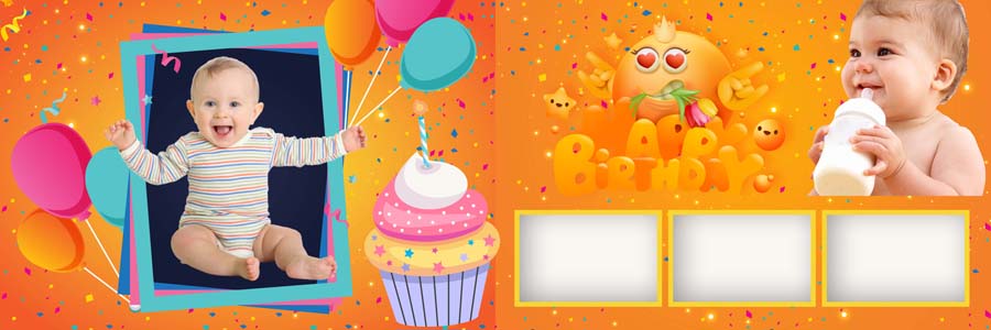 100 New 2020 Birthday Photo Album PSD Design