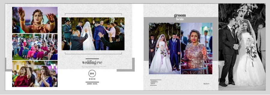Modern Western Photo Album PSD Templates 12x36 For Photoshop