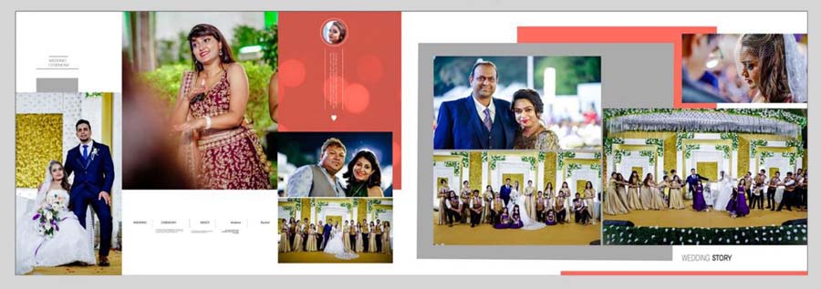 Modern Western Photo Album PSD Templates 12x36 For Photoshop