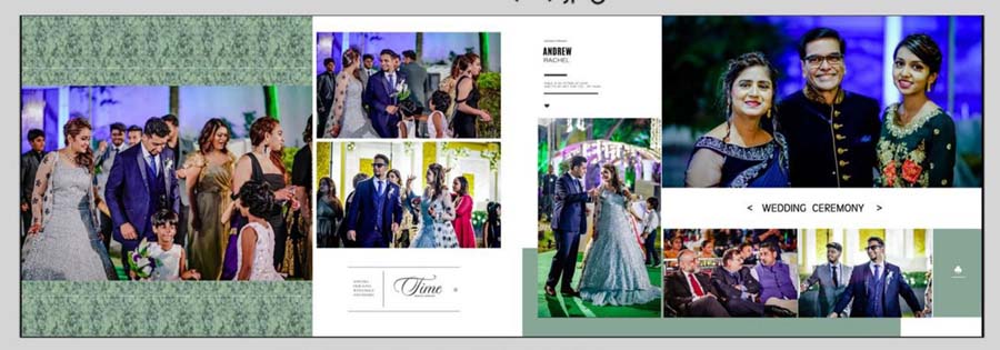 Modern Western Photo Album PSD Templates 12x36 For Photoshop