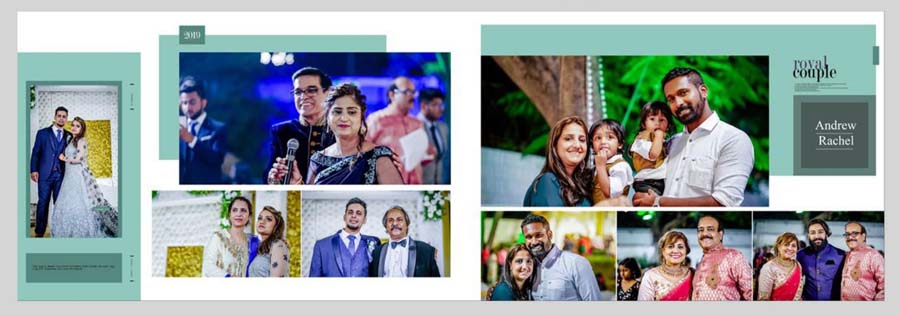 Modern Western Photo Album PSD Templates 12x36 For Photoshop