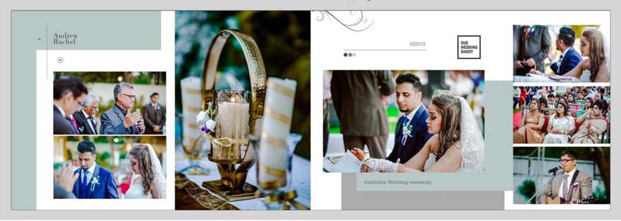 Modern Western Photo Album PSD Templates 12x36 For Photoshop
