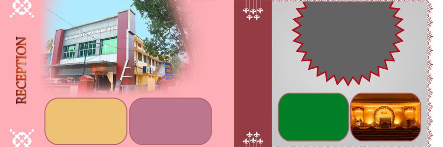Luxury wedding album layout PSD 10x30 Photoshop editable preview 11