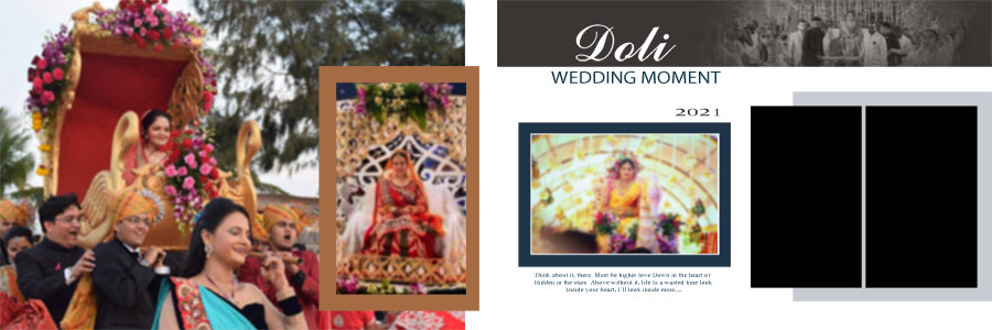 35 Free Doli Ceremony Photo Album 12x36 PSD Templates