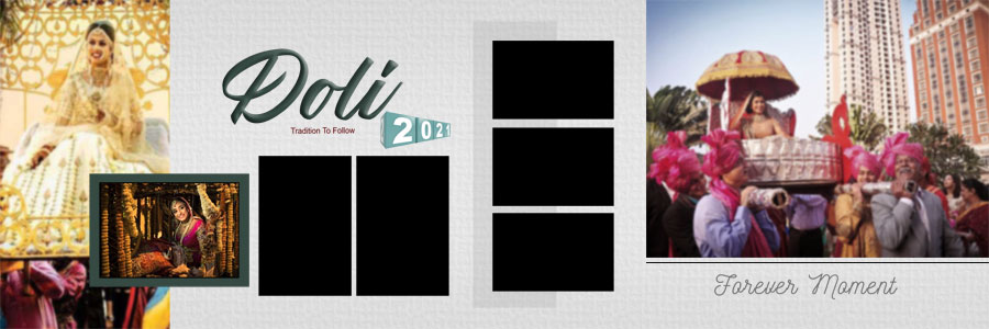 35 Free Doli Ceremony Photo Album 12x36 PSD Templates