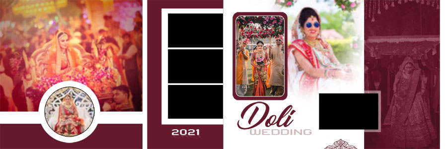 35 Free Doli Ceremony Photo Album 12x36 PSD Templates