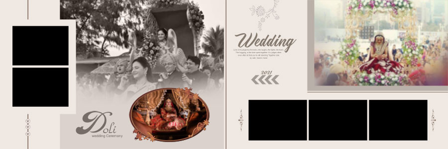 35 Free Doli Ceremony Photo Album 12x36 PSD Templates