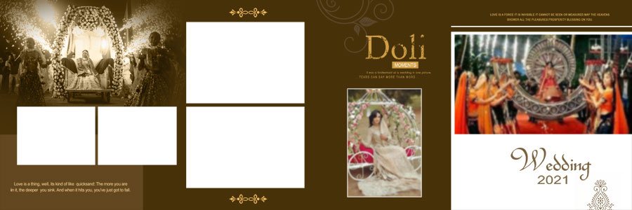 35 Free Doli Ceremony Photo Album 12x36 PSD Templates