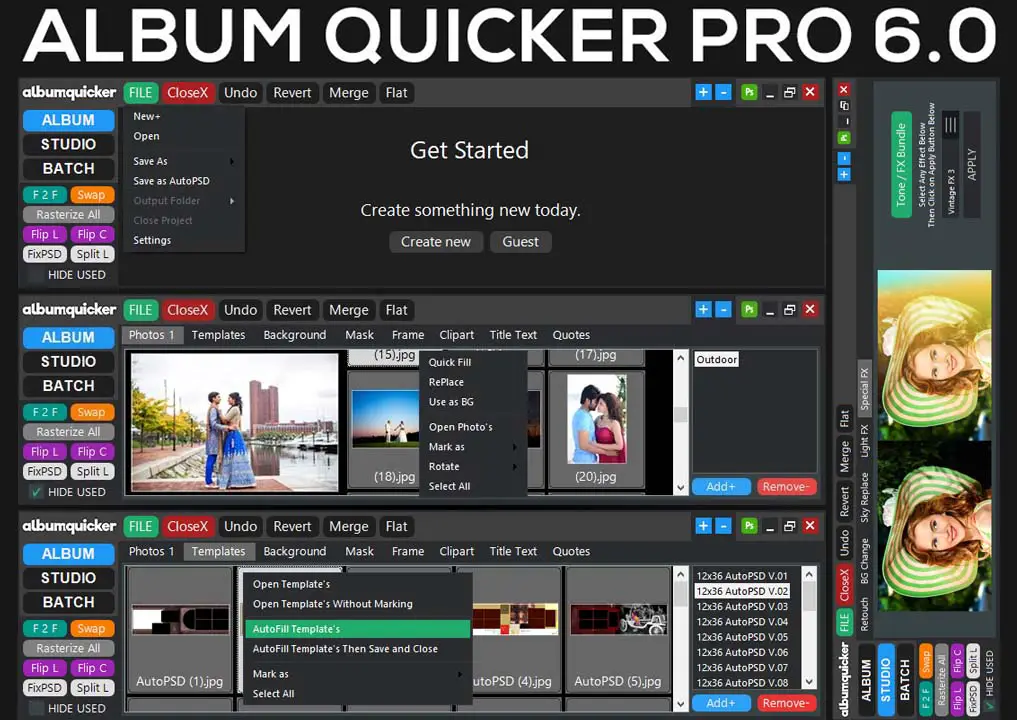 Album Quicker Pro V6 Album Designing Software