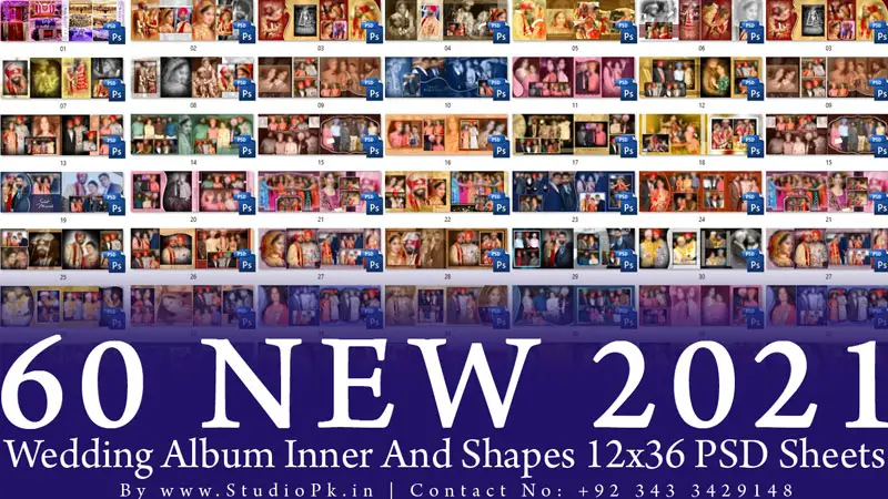 60-New-2021-Wedding-Album-Inner-And-Shapes-12x36-PSD-Sheets