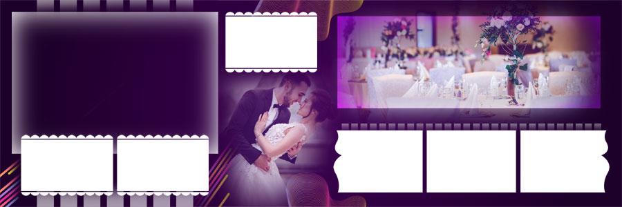 12x36 creative album PSD layered backgrounds feathered masks