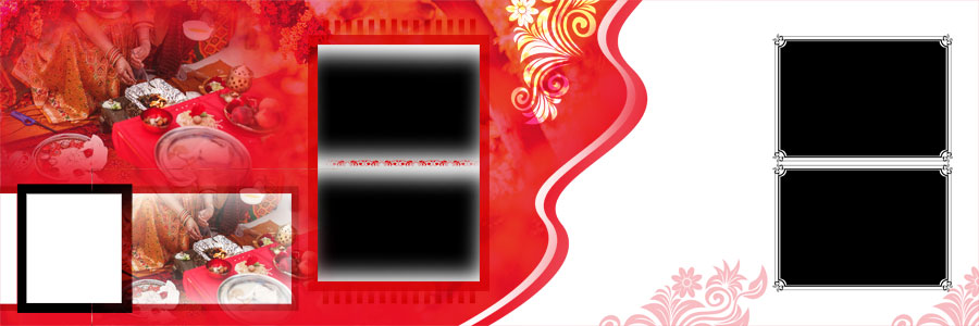 12x36 creative wedding album PSD sample pages high quality 150 dpi