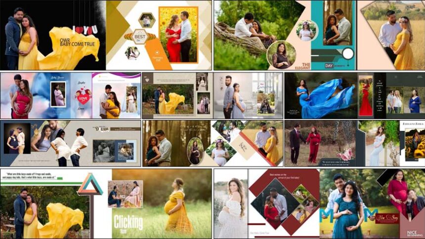 Maternity Album Design PSD Free Download