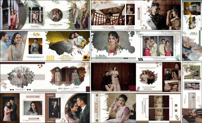 10 Best Wedding Album PSD Templates For Indian Couples