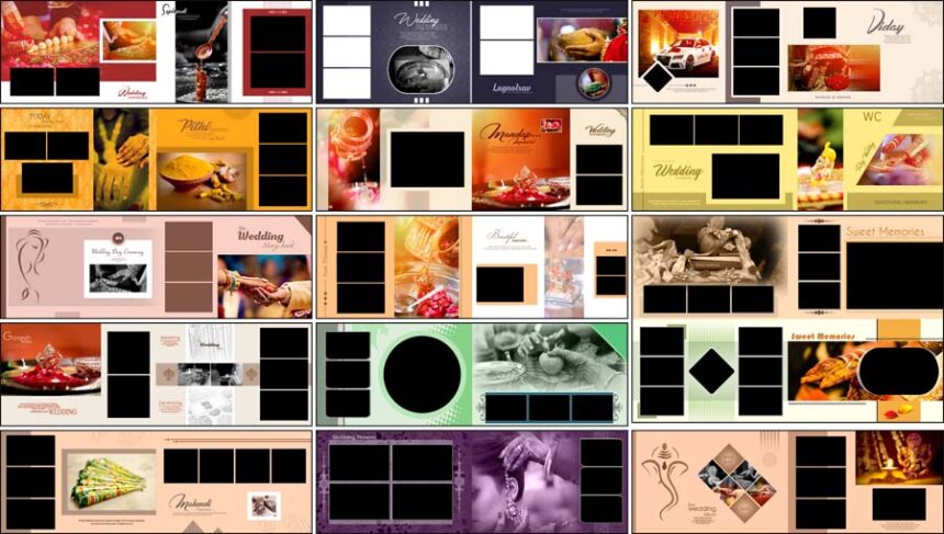 Wedding Album Design PSD Free Download 12x36 2022
