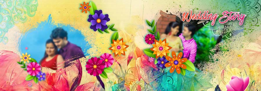 12x36 Birthday Album Design PSD