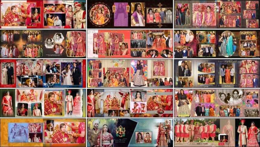 Indian Inner PSD Templates For Group Photo Albums