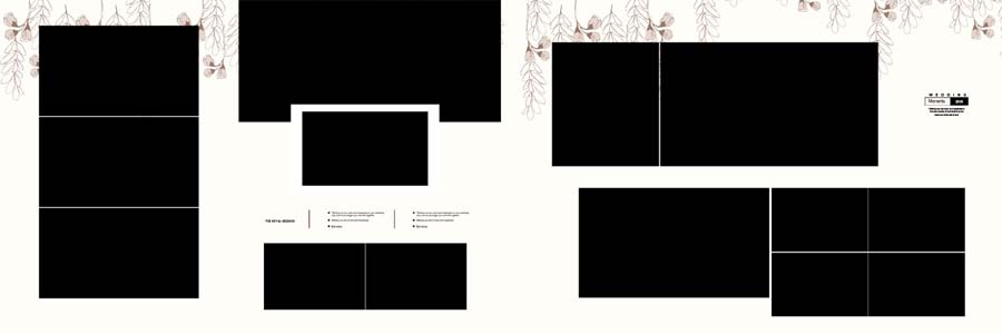 Tintone Floral PSD Templates For Album Designers