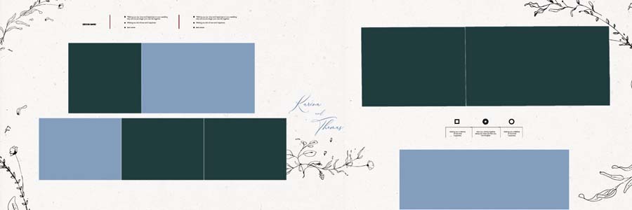 Tintone Floral PSD Templates For Album Designers