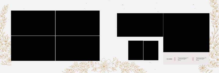 Tintone Floral PSD Templates For Album Designers