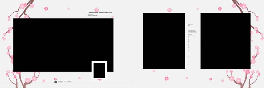 Tintone Floral PSD Templates For Album Designers
