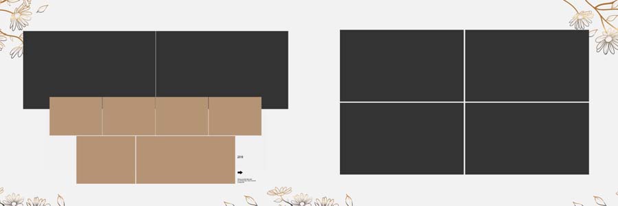 Tintone Floral PSD Templates For Album Designers