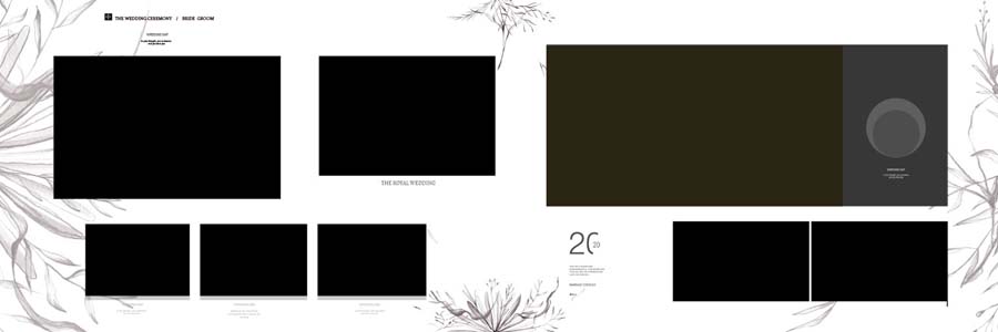Tintone Floral PSD Templates For Album Designers
