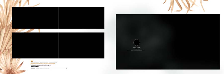 Tintone Floral PSD Templates For Album Designers