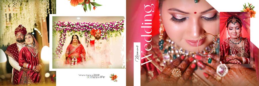 12x36 Free Wedding Album PSD Design For Photographers