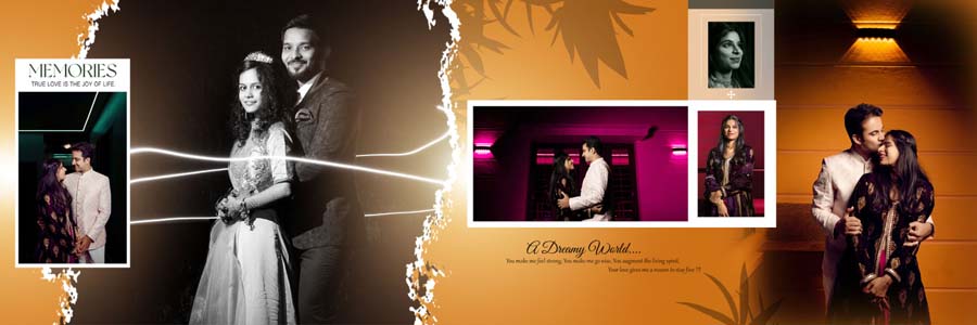 12x36 Free Wedding Album PSD Design For Photographers