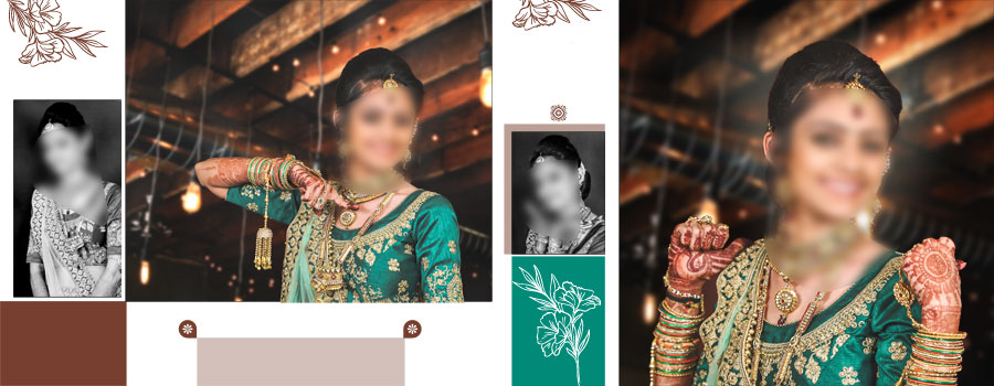 14x36 Wedding Album PSD Free Download in Western Look
