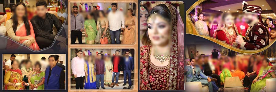 creative wedding album sheet PSD for family portrait photography
