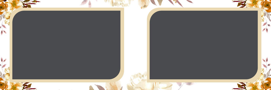 Elegant Floral Wedding Album Design