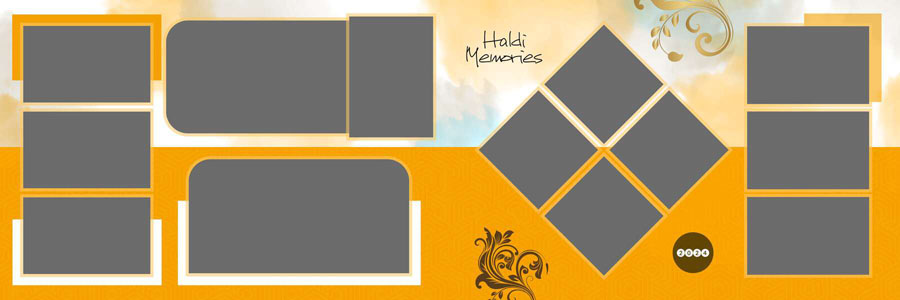 Haldi Ceremony 12x36 Album PSD Templates Free Download Haldi Ceremony 12x36 Album PSD Templates