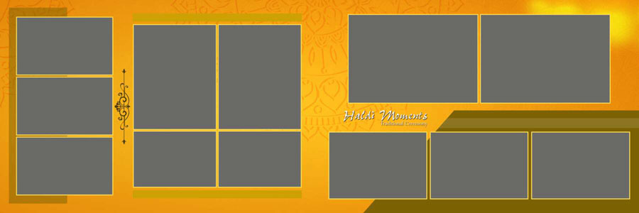 Haldi Ceremony 12x36 Album PSD Templates Free Download Haldi Ceremony 12x36 Album PSD Templates