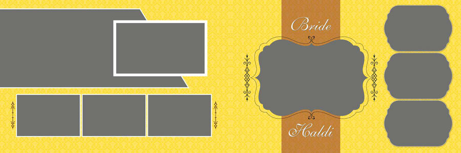 Haldi Ceremony 12x36 Album PSD Templates Free Download Haldi Ceremony 12x36 Album PSD Templates