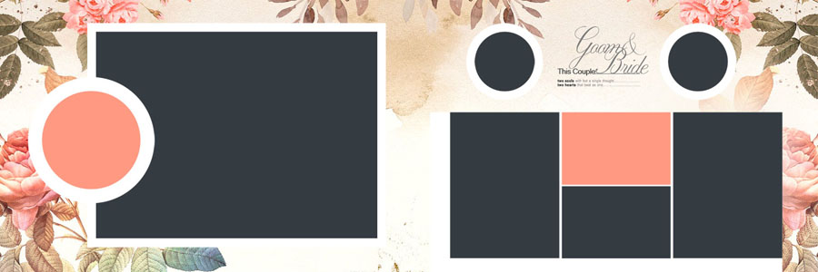 Latest Floral Wedding Album PSD 12x36 Designs 2025