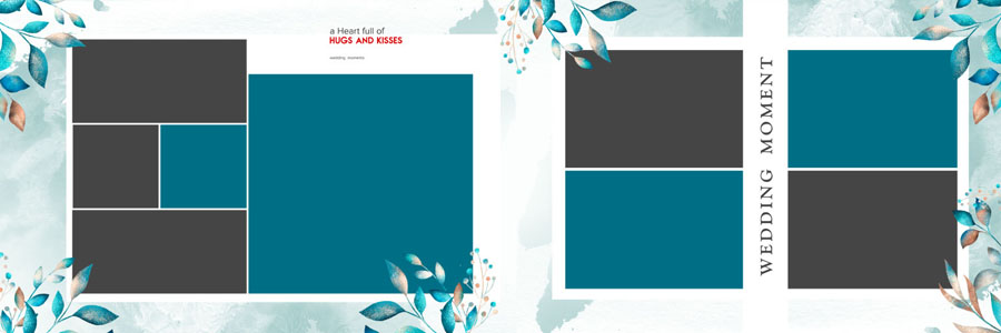 Latest Floral Wedding Album PSD 12x36 Designs 2025